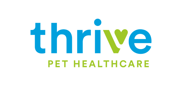 Thrive Pet Healthcare Logo.