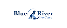blue river petcare logo.